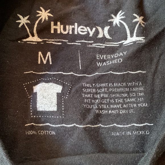 NWT! Hurley Everyday Washed Destination Flag Short Sleeve T Shirt Sz Medium - Picture 7 of 7